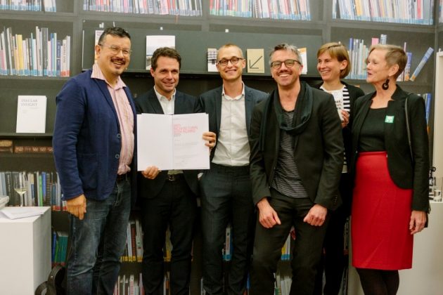 Preisverleihung des DAM Architectural Book Awards 2017 in Frankfurt.